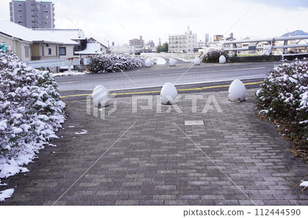 積雪的路 積雪的路 112444590