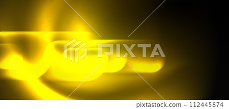 Techno concept with neon circles geometric design. Vector Illustration For Wallpaper, Banner, Background, Card, Book Illustration, landing page Techno concept with neon circles geometric design. Vector Illustration For Wallpaper, Banner, Background, Card, Book Illustration, landing page 112445874