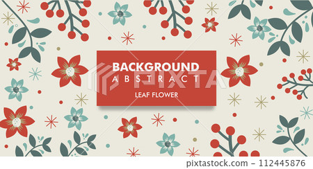 Background with leaf pattern Background with leaf pattern 112445876