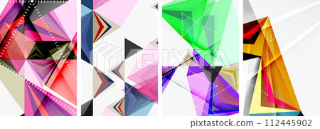 Triangle blend geometric concept poster designs for wallpaper, business card, cover, poster, banner, brochure, header, website Triangle blend geometric concept poster designs for wallpaper, business card, cover, poster, banner, brochure, header, website 112445902