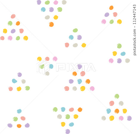 cute hand drawn dot pattern cute hand drawn dot pattern 112447143