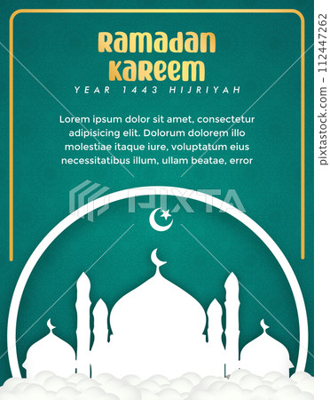 poster templates, brochures, famplets, flayers, themes commemorating Islamic days, Ramadan, Eid al-Fitr, Eid al-Adha, Muharram, Isra Miraj poster templates, brochures, famplets, flayers, themes commemorating Islamic days, Ramadan, Eid al-Fitr, Eid al-Adha, Muharram, Isra Miraj 112447262