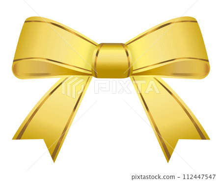 shiny ribbon golden gold shiny ribbon golden gold 112447547