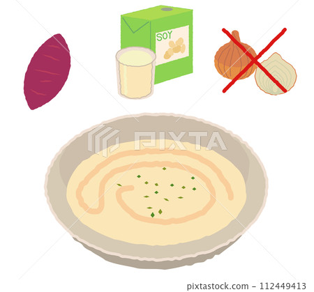 無洋蔥紅薯豆漿湯 112449413