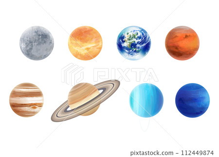 太陽系行星的插圖 112449874