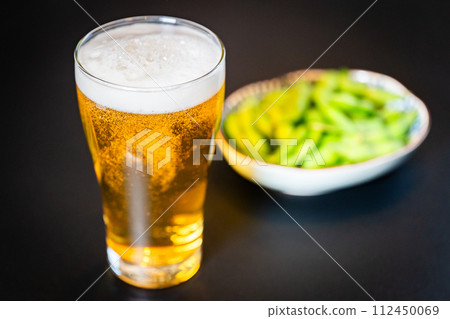 [Dinner drink] Beer and edamame [Snack] 112450069