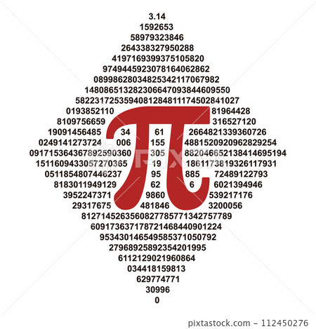 3,14 Number Pi vector Mathematical Constant minimal Math banner or illustration 3,14 Number Pi vector Mathematical Constant minimal Math banner or illustration 112450276