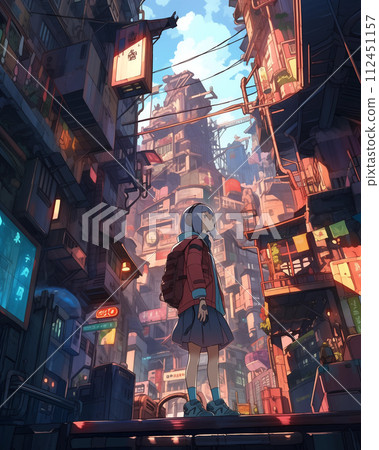 In a world after the collapse of civilization 112451157