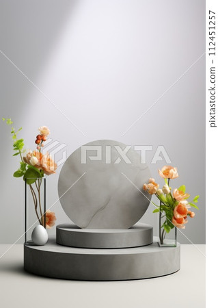 Celebrate easter joy: a delightful mockup with copy space frame, capturing essence of springtime festivities and renewal of hope in stylish and festive design for cards, displays, creative projects. Celebrate easter joy: a delightful mockup with copy space frame, capturing essence of springtime festivities and renewal of hope in stylish and festive design for cards, displays, creative projects. 112451257