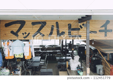 Enoshima beach house exterior Enoshima beach house exterior 112451779