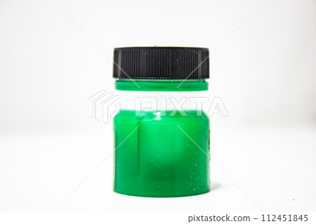Medicine bottle isolated on white background 112451845