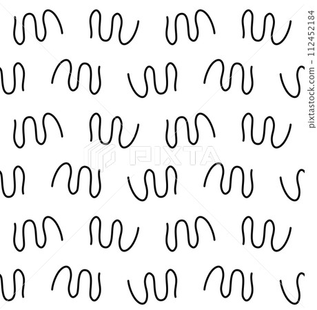 Vector seamless pattern of abstract lines Vector seamless pattern of abstract lines 112452184