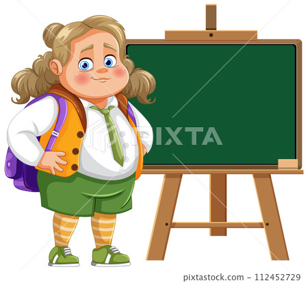Happy Student Ready for School 112452729