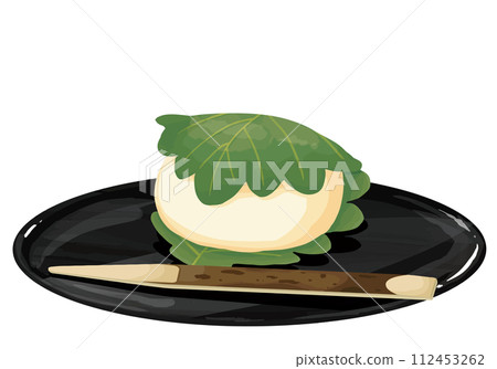 托盤上的白色柏麻糬，上面切出糖果 112453262