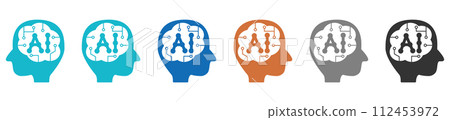 多彩 AI 圖示集 多彩 AI 圖示集 112453972