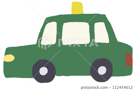 hand drawn illustration of taxi hand drawn illustration of taxi 112454012