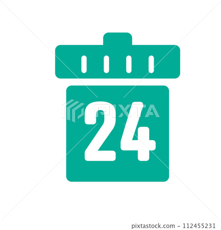 住房/垃圾桶/24 小時垃圾處理圖示 房地產/建築/公寓象形圖 符號綠色 112455231