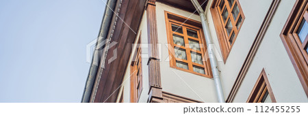 Old town Kaleici in Antalya. Panoramic view of Antalya Old Town port, Taurus mountains and Mediterrranean Sea, Turkey BANNER, LONG FORMAT Old town Kaleici in Antalya. Panoramic view of Antalya Old Town port, Taurus mountains and Mediterrranean Sea, Turkey BANNER, LONG FORMAT 112455255