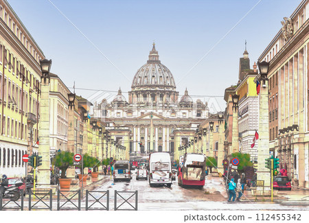 Rome St. Peter's Basilica 112455342