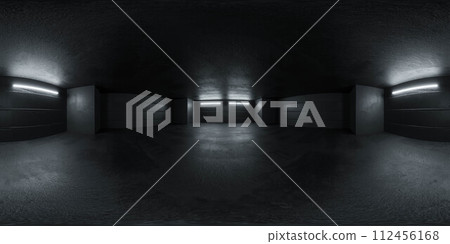 Empty dimly lit room 360 panorama vr environment map Empty dimly lit room 360 panorama vr environment map 112456168