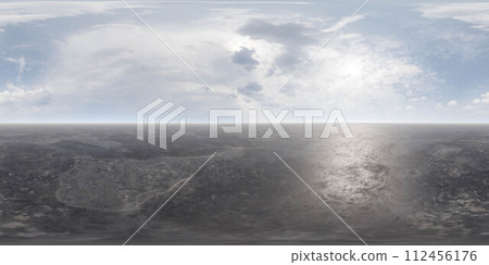 Dark Room With Multiple Wall Lights 360 panorama vr environment map 112456176