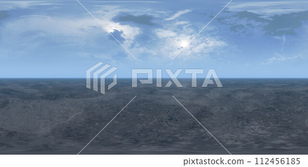 Dark Room With Multiple Wall Lights 360 panorama vr environment map 112456185