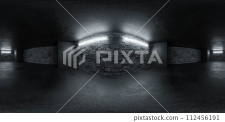 dark indutrial style room 360 panorama vr environment map dark indutrial style room 360 panorama vr environment map 112456191