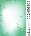 透明綠色漸層柳樹背景 112456302
