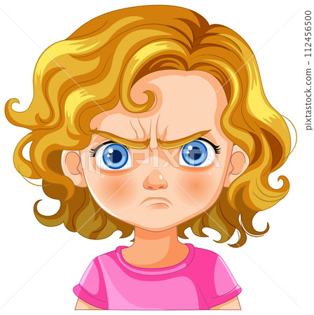 Adorable Child's Frustrated Expression Adorable Child's Frustrated Expression 112456500