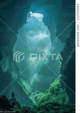 Beneath the dark expanse, a quest for freedom and natural wonders 112458463
