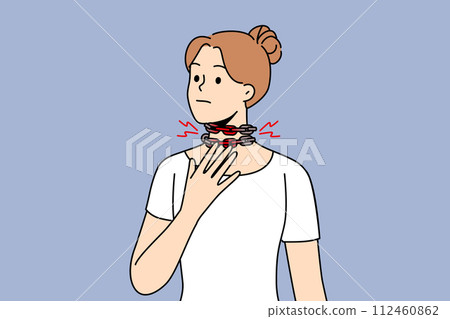 Suffocation in girl with chain around neck, need treatment for illness caused by malfunction lungs Suffocation in girl with chain around neck, need treatment for illness caused by malfunction lungs 112460862