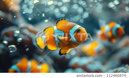 可愛的小丑魚AI生成圖像 112460874