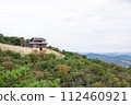 View of the ancient mountain castle Kinojo West Gate, Soja City, Okayama Prefecture View of the ancient mountain castle Kinojo West Gate, Soja City, Okayama Prefecture 112460921