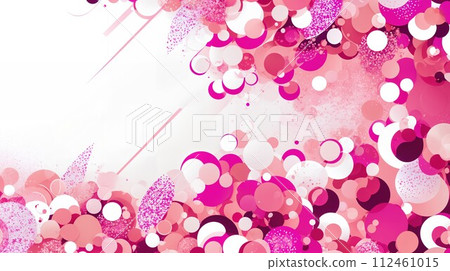 背景圖：粉紅氣泡圖案 112461015