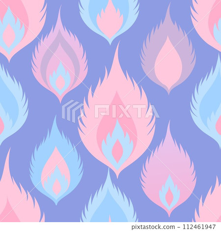 No seams, just endless flow: ikat and doodles in perfect harmony. No seams, just endless flow: ikat and doodles in perfect harmony. 112461947