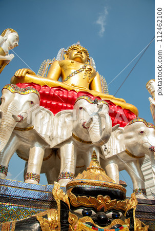 Beautiful scenery of Wat Kunchan in Bangkok Beautiful scenery of Wat Kunchan in Bangkok 112462100