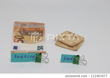 Banknotes are intended to pay for heating. The concept of increasing the cost of heating Banknotes are intended to pay for heating. The concept of increasing the cost of heating 112463877