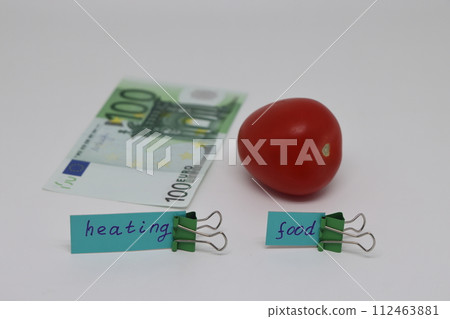 Banknotes are intended to pay for heating. The concept of increasing the cost of heating Banknotes are intended to pay for heating. The concept of increasing the cost of heating 112463881