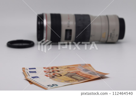 Camera, money, glasses, lens and Travel concept image Camera, money, glasses, lens and Travel concept image 112464540