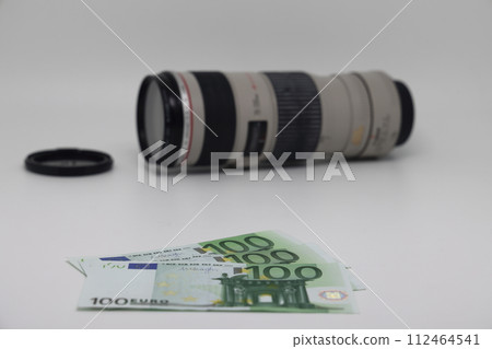 Camera, money, glasses, lens and Travel concept image Camera, money, glasses, lens and Travel concept image 112464541