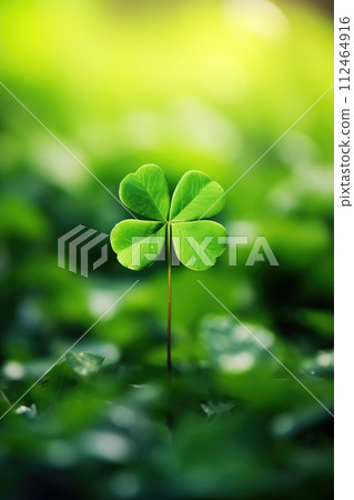 AI-generated content. good luck clover leaf nature background AI-generated content. good luck clover leaf nature background 112464916