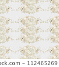 Pattern fabric packaging rose peony 112465269
