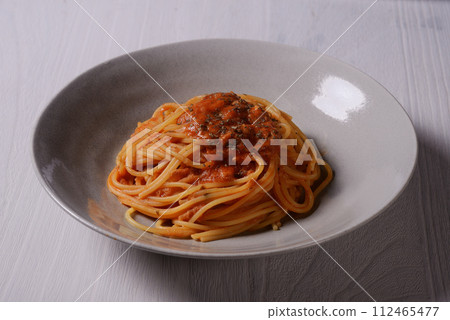 Pasta with tuna and tomato sauce Pasta with tuna and tomato sauce 112465477