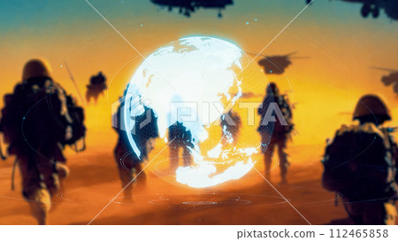 International Conflict Battlefield and the World 112465858