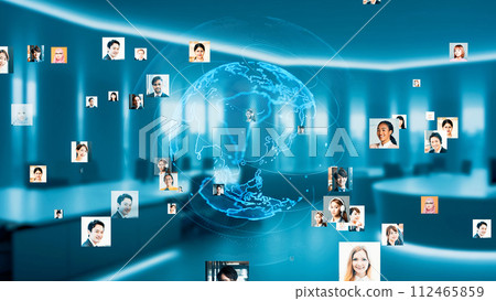 Global business virtual office 112465859