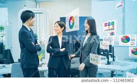 Business group meeting and electronic documents 112465902