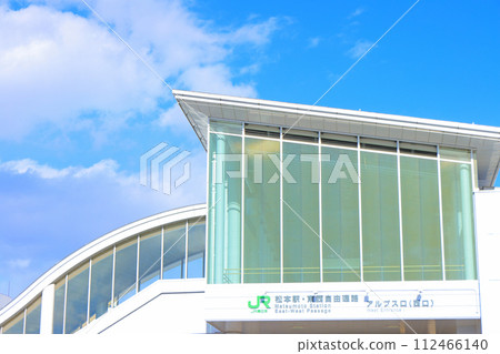 Scenery of Matsumoto Station, Matsumoto City, Nagano Prefecture 112466140