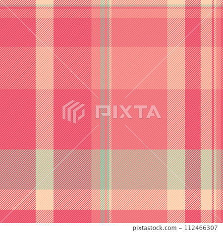 Texture fabric background of check tartan pattern with a seamless vector plaid textile. 112466307