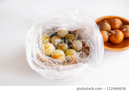 用塑膠袋製成的醬油醃製的 Pekorosu 用塑膠袋製成的醬油醃製的 Pekorosu 112466636