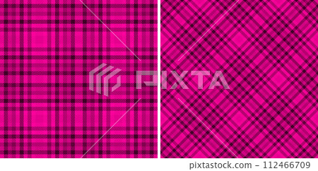 Vector textile texture of tartan fabric check with a background pattern seamless plaid. Vector textile texture of tartan fabric check with a background pattern seamless plaid. 112466709